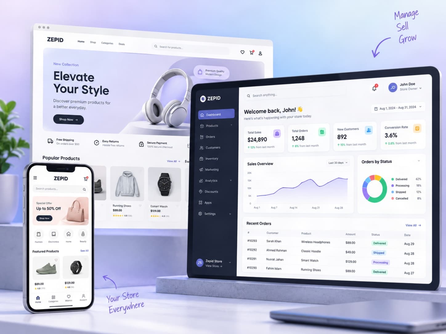 BeautyComm E-commerce Platform